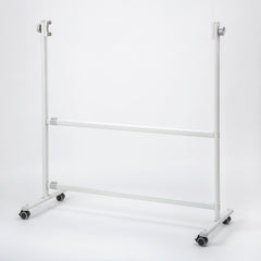 OBASIX® Premium 360 Degree Revolving Whiteboard Stand | Width Adjustable Mobile Board Stand with Lockable Wheels | Heavy Duty Powder Coated Frame | Fits 5ft to 8ft Whiteboards