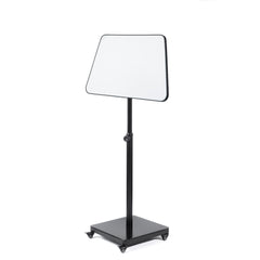 OBASIX® Magnetic Whiteboard with Movable and Height Adjustable Stand and 2 inches Lockable Wheels |Powder Coated Black