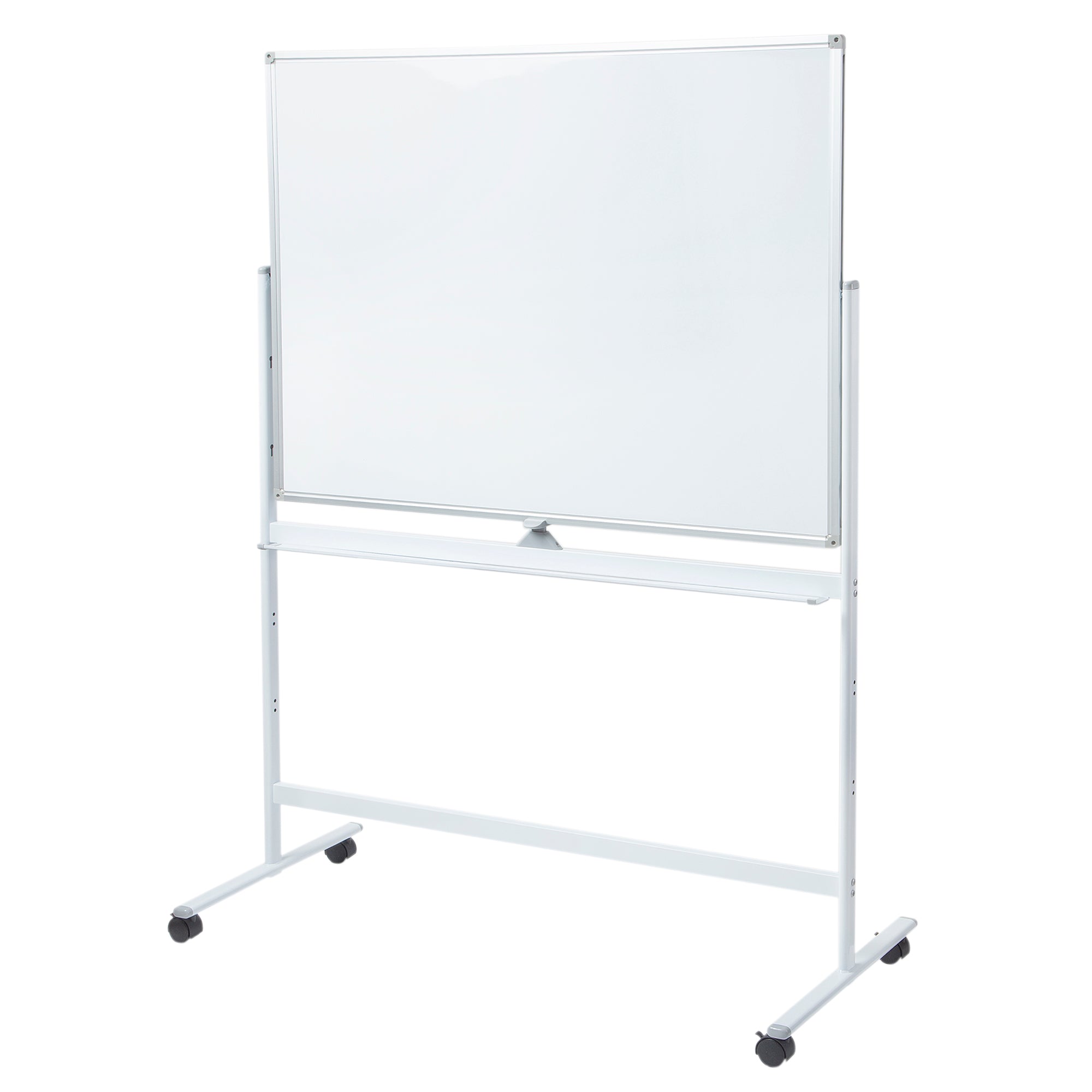OBASIX® 3x4 ft Double-Sided Magnetic Dry Erase Board with Mobile Whiteboard Stand – , 360° Rotating & Easy Roll, Ideal for Office, School & Meeting Room