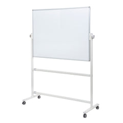 OBASIX® Premium 360 Degree Revolving Whiteboard Stand | Width Adjustable Mobile Board Stand with Lockable Wheels | Heavy Duty Powder Coated Frame | Fits 5ft to 8ft Whiteboards