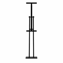 OBASIX® Height Adjustabe Metal Display Stand for Commercial Advertisement Poster Stand Restaurants Menu | Powder Coated Black AMS-06