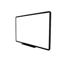OBASIX® 2x3 Feet Ceramic Steel Magnetic Whiteboard | Premium Dry Erase Writing Board with Powder Coated Black Heavy Duty Aluminium Frame | Scratch, Stain & Ghost Resistant | Heavy Duty Office, School & Classroom Whiteboard