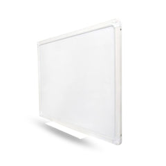 OBASIX® 3x4 Feet Ceramic Steel Magnetic Whiteboard | Premium Dry Erase Writing Board with Powder Coated White Heavy Duty Aluminium Frame | Scratch, Stain & Ghost Resistant | Heavy Duty Office, School & Classroom Whiteboard